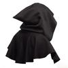 Unisex Men Medieval Costume Renaissance Cloak Hat Halloween Witch Cosplay Costume Hooded Cape Hat Hats For Women