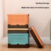 1Pc Foldable Storage Box Wardrobe Storage Box Large Capacity For Toy Clothes Snacks Books Shoes Plastic Box For Car Household