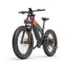 LANKELEISI Bicicletă electrică off-road RV800 de 26 de inci, motor 48V 750W, Autonomie maximă de 150 kilometri, Capacitate maximă de încărcare de 180 kilograme.