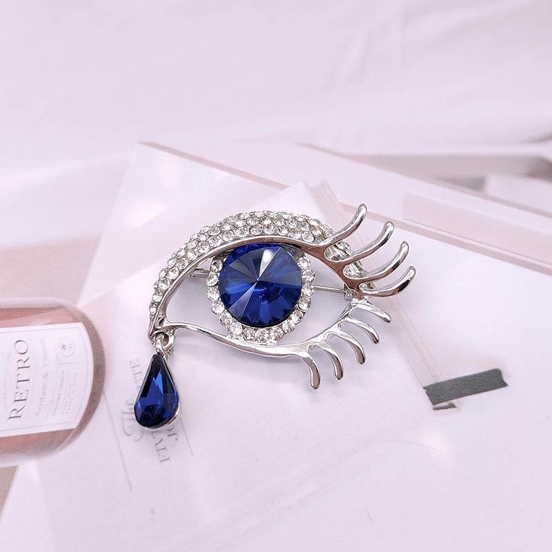Demon's Eye Brooch - Sophisticated and High-Quality Headpiece with Fashionable Anti-Glare Fastener