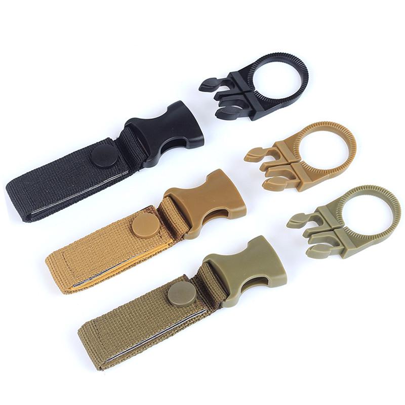 

Мини-держатель для бутылки с водой, крючок, открытый карабин, зажим для чайника, походный брелок