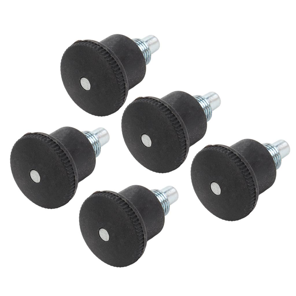 5PCS M10 Pull Pin Knobs Quick Release Locking Pin Knob Replacement for Fitness Equipment Exercise Bi