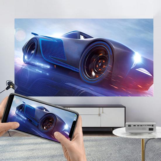 YG530 Mini LED Control Manual Focusing Projector Remote HDMI-compatible /USB/VGA/SD/AV Eye Protection Stereo