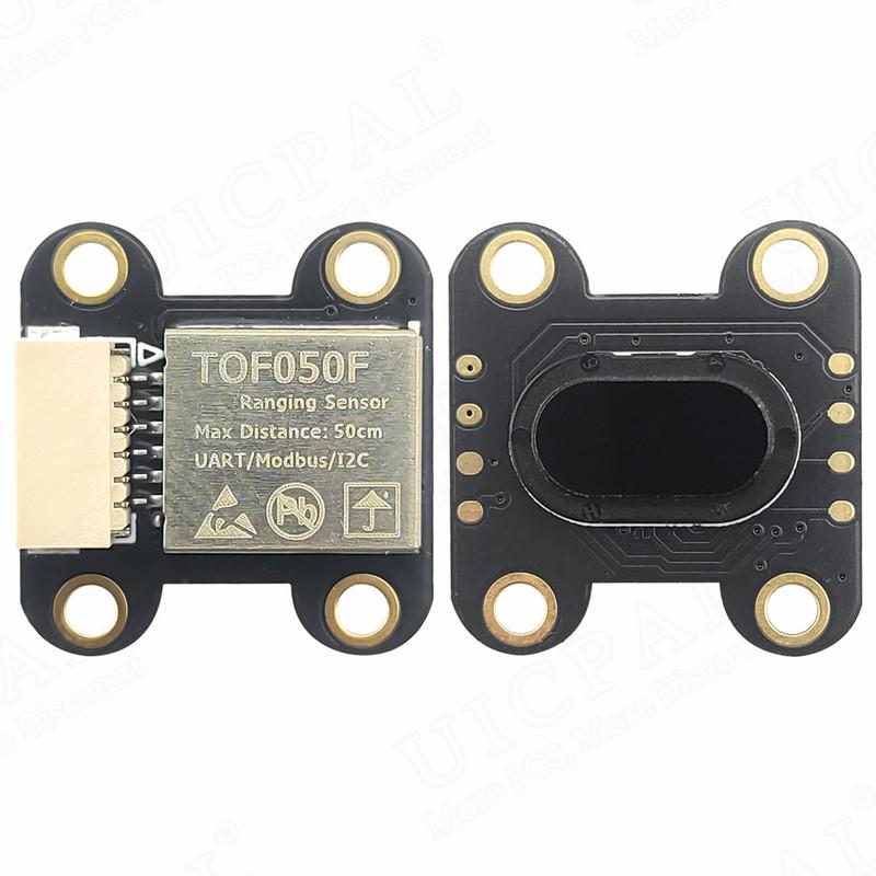 TOF050F Laser Infrared Distance Sensor Module MODBUS IIC Serial Connect 3V-5V with PH1.0MM 6PIN Cable TOF0200F TOF0400F