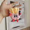 Kirby Enchanting Plush Toy Burger Fries Keychain Adorable Soft 11cm Cotton
