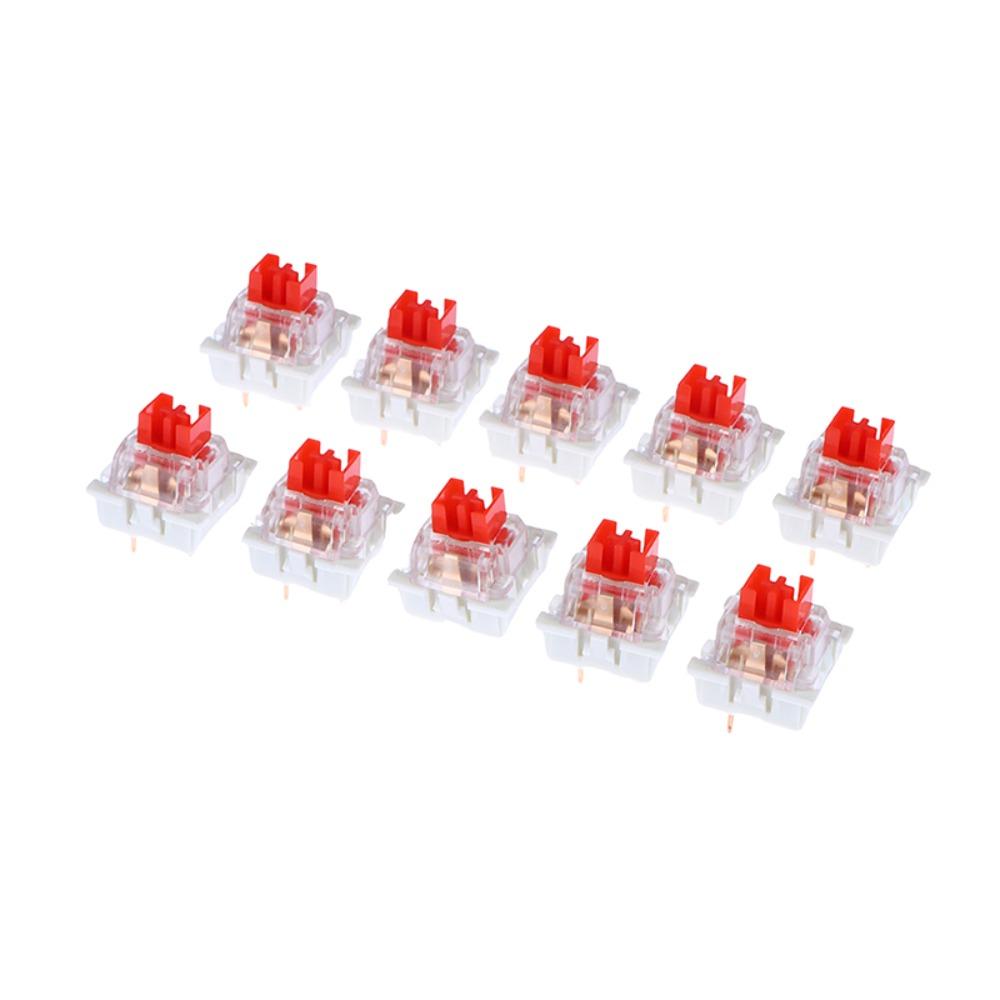 10Pcs Knocking 3 Pin Tactile Switches Dust-proof Keyboard Switch Replacement Gaming Keyboard