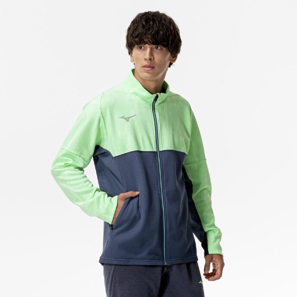 Mizuno Training Wear Stretch Neo Mint Warm-Up Jacket, Jersey, 32MCC005,