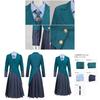 Wicked School Uniform Costume Set For Girls With Polyester Fabric For Halloween And Cosplay