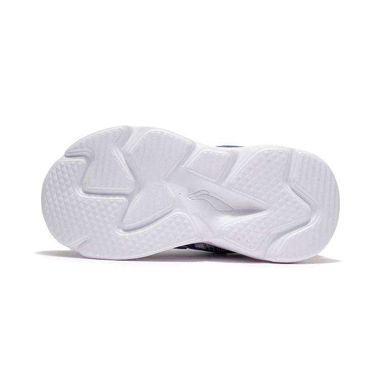 Li Ning Comfortable Non-Slip Shock Absorbing Wear-Resistant Breathable Lightweight Sports Shoes Kids Sneakers Dark-Blue YKNR136-3
