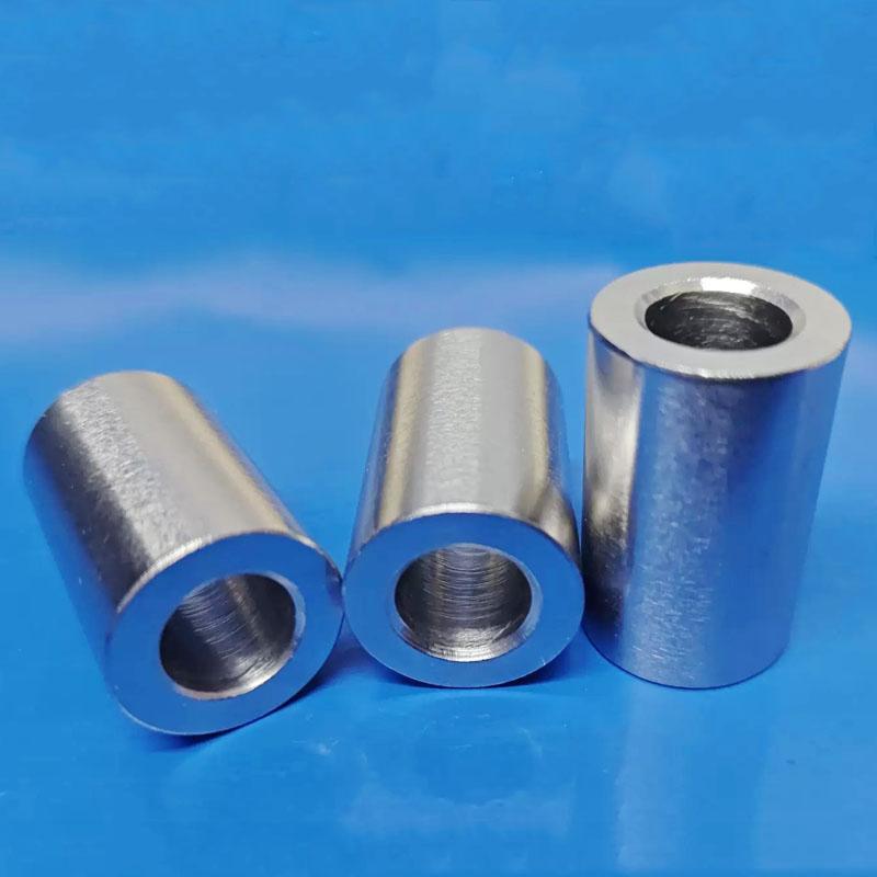 1-2 szt. M8 Stal nierdzewna 304 Podkładka tulejowa Średnica zewnętrzna 18 mm 22 mm Metalowa uszczelka Okrągły pusty niegwintowany dystansor tulejowy