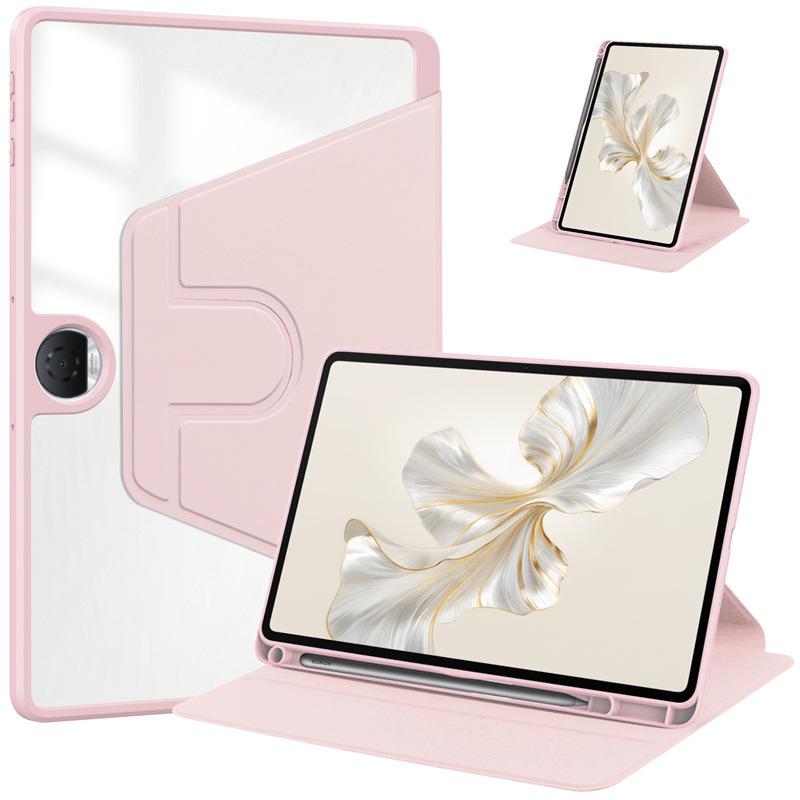 Protective Case for Honor Pad 9 / Pad 8 12.1- Inch 360 Degree Rotating Protective Stand Smart Transparent Back