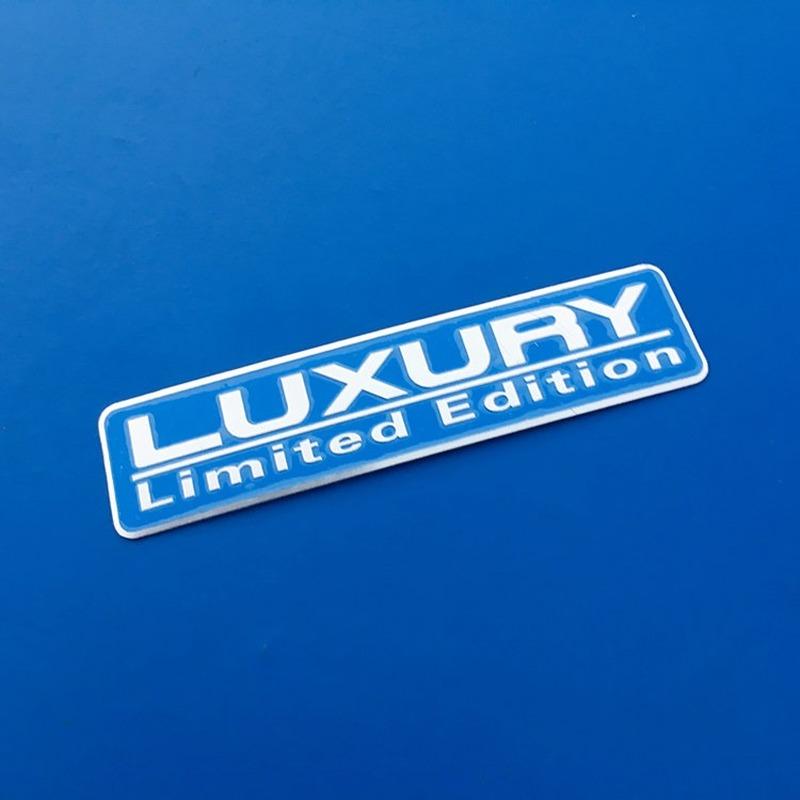 Universal Autoaufkleber 3D Metallaufkleber Chrom Luxus Limited Edition Auto Karosserie Emblem Abzeichen Aufkleber Autotuning Für F11 5er