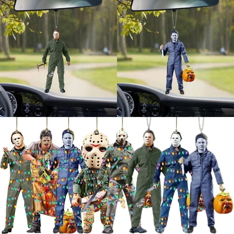 Halloween Pumpkin Skull Decoration Acrylic Holiday Atmosphere Christmas Tree Hanging Pendant