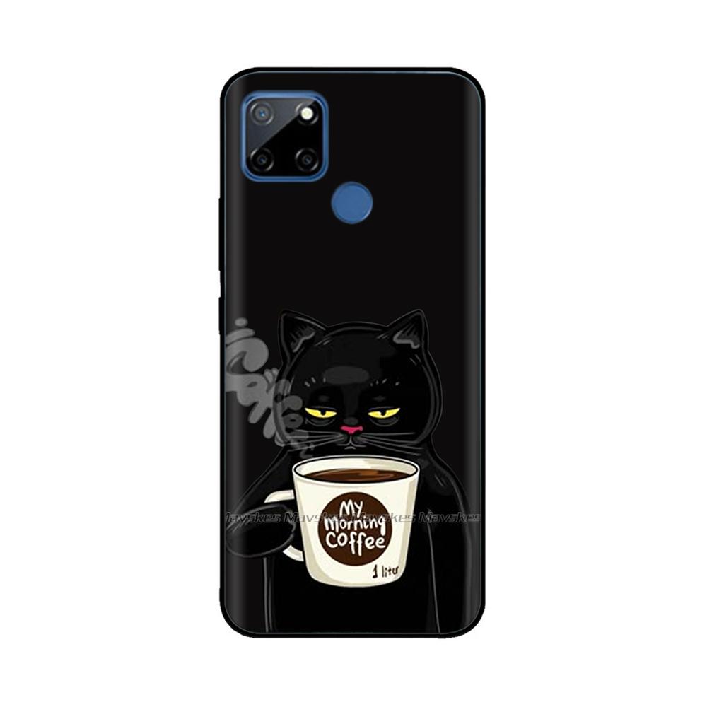 Case For Realme C12 C25 C25s Realme 7i Global Case Cute Soft Silicone TPU Back Cover Realme7i RMX2193 Protective Coque Fundas