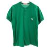 MIKIHOUSE Rückseitiges Logo Kurzarm Henry-Kragen T-Shirt M grün Herren Gebraucht