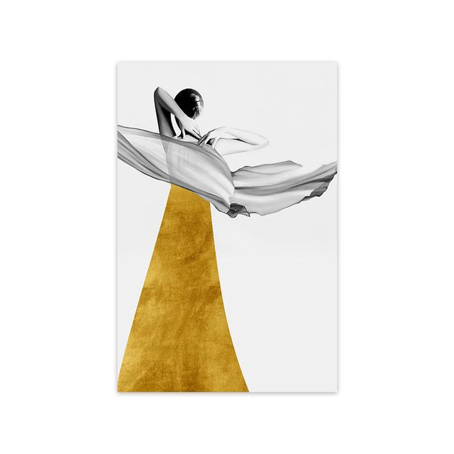 Abstract Woman Wall Art Modern Fashion Female Posters for The Home Canvas Picture for Interior Frameless Wall Art No Frame