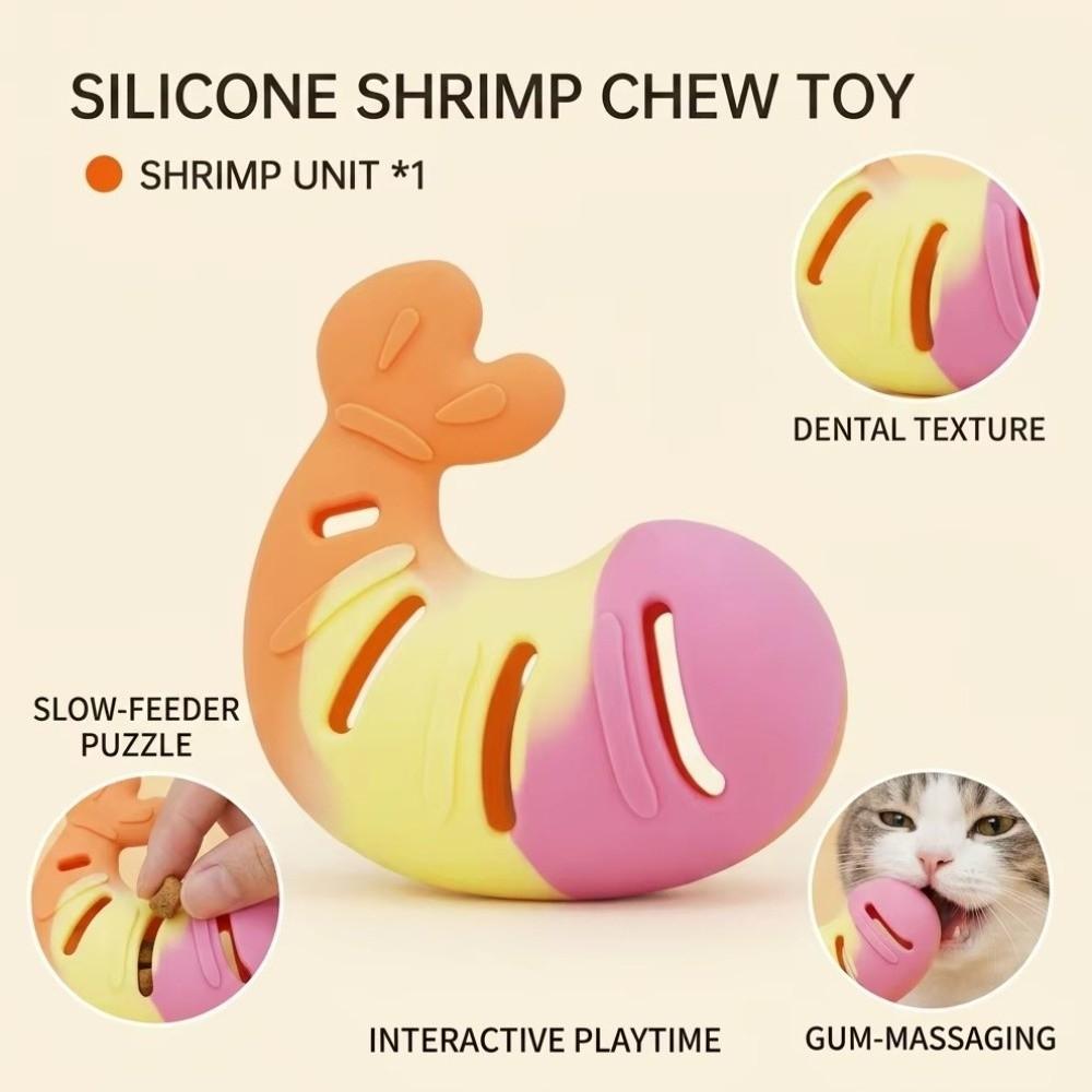 Treat Dispenser Cat Chew Toy Bite-resistant Interactive Cat Toy Leak Food Cat Toy Dental Health