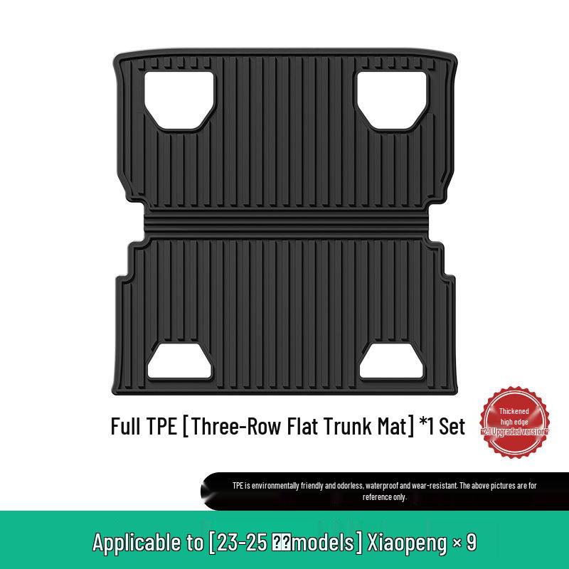 XPeng X9 TPE Floor Mats & Trunk Mat Set for 2023-2026 Models
