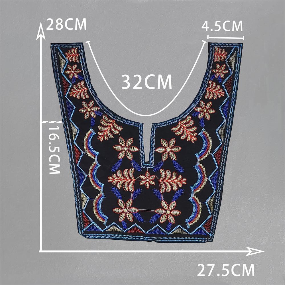 Sewing Diy Lace Ethnic Style Miao Embroidery Clothing Apparel Accessories Performance Costume Accessories Lace Embroidery Embroidery