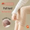 Women's Coral Fleece Knee Pads: Warm, Thickened Over-the-Knee Leg Warmers for Autumn and Winter.