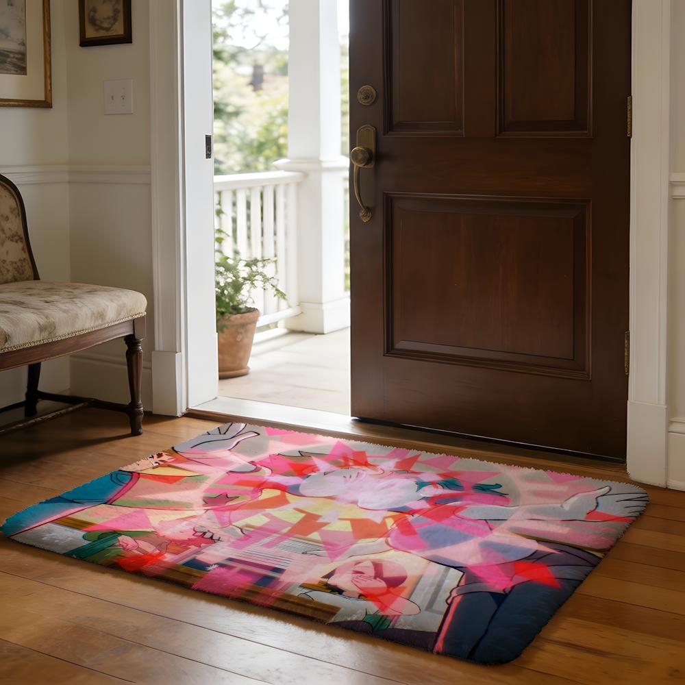 SScott Pilgrim VS The World Floor Mat Soft Flannel Absorbent Mat Non-Slip Rug Home Bedroom Bathroom