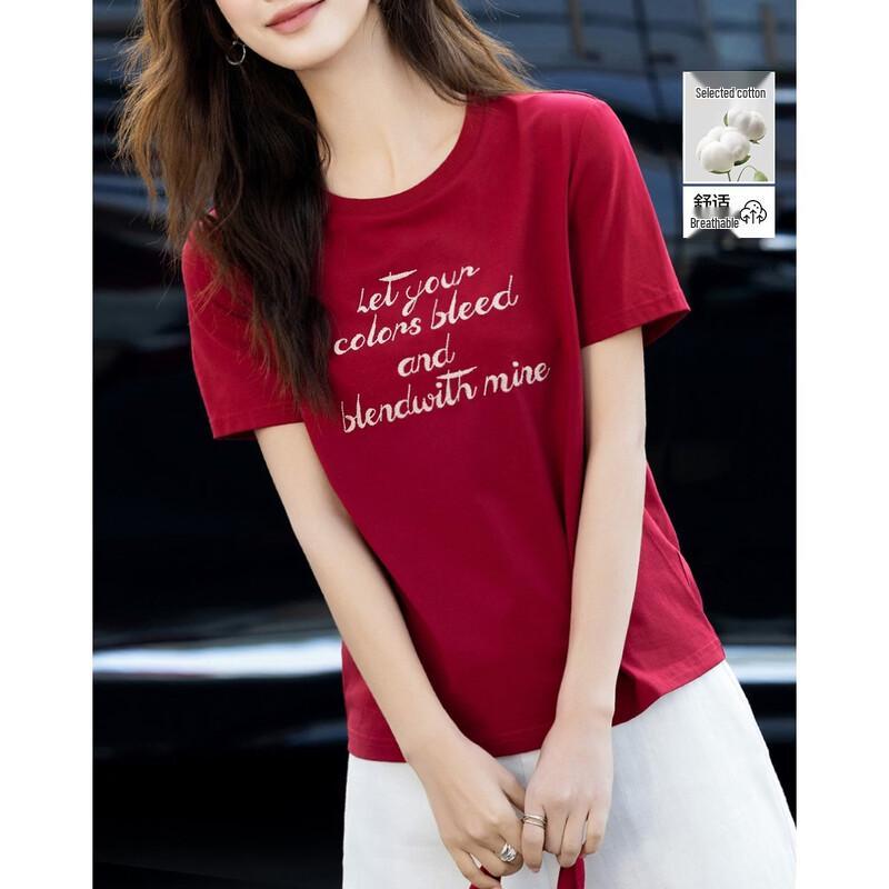

Demana Cloud-Soft Women s Embroidered Short Sleeve T-Shirt M