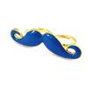 Les Trésors De Lily [K1909] - Blue 'Moustache' Double Ring