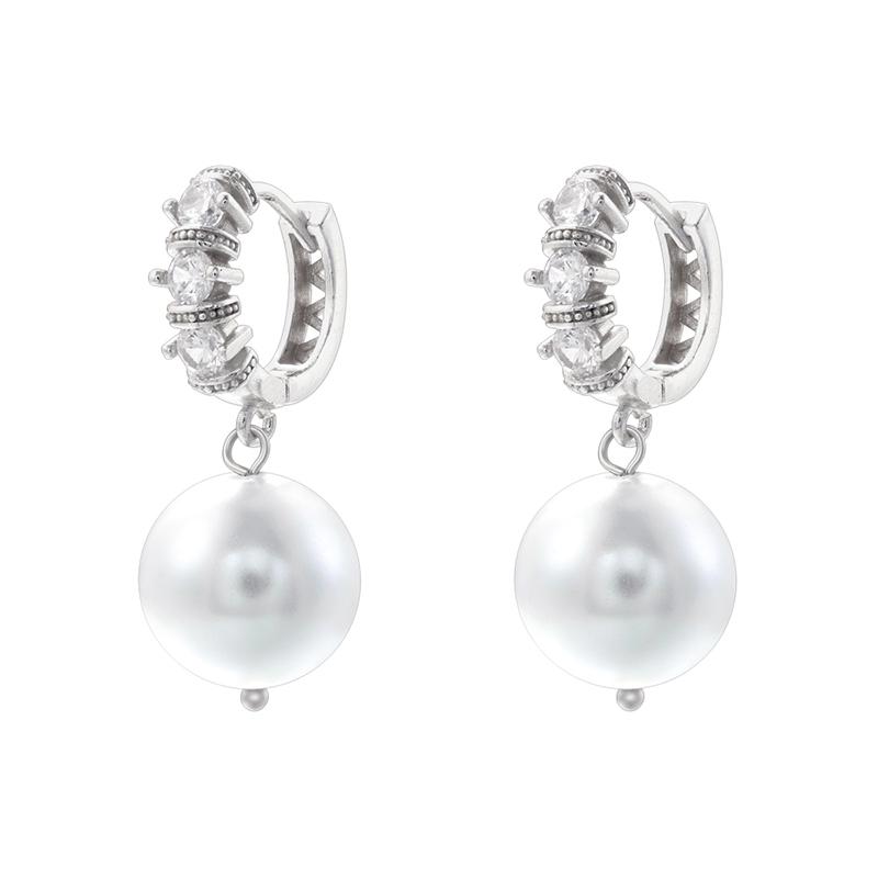 ZHUKOU 7 kinds of different earring clasp pearl earrings for women :VE1405-VE1411
