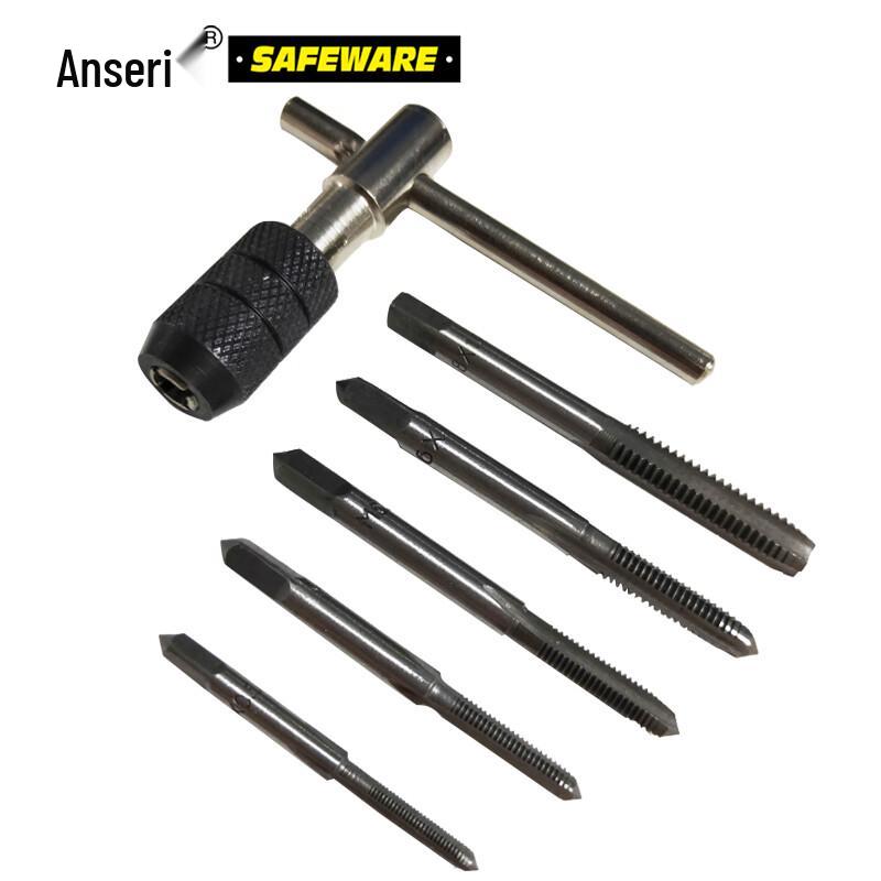 Ansairui 6-Piece Metric Hand Tap & Die Set