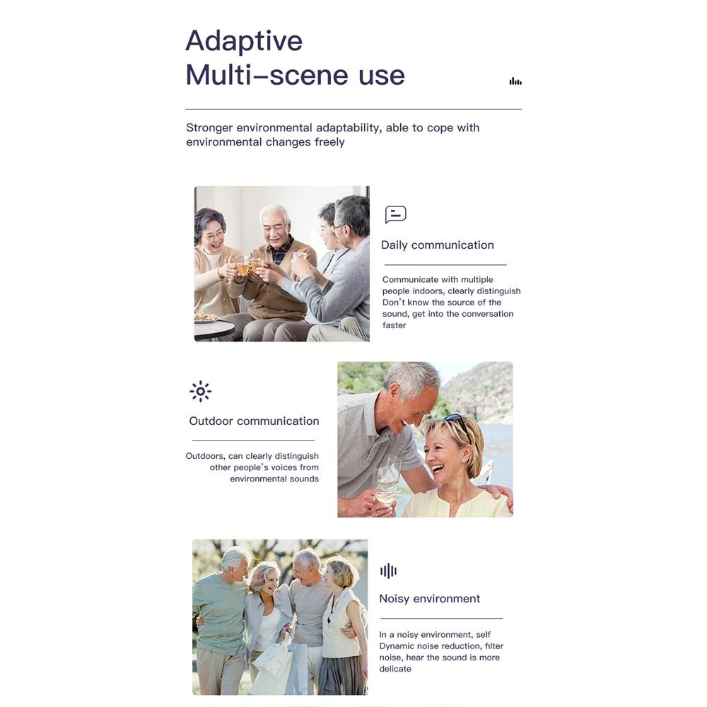 Hörgerät für ältere Menschen Bluetooth-Aussehen Schallverstärker Magnetische Ladekammer Schallkollektor