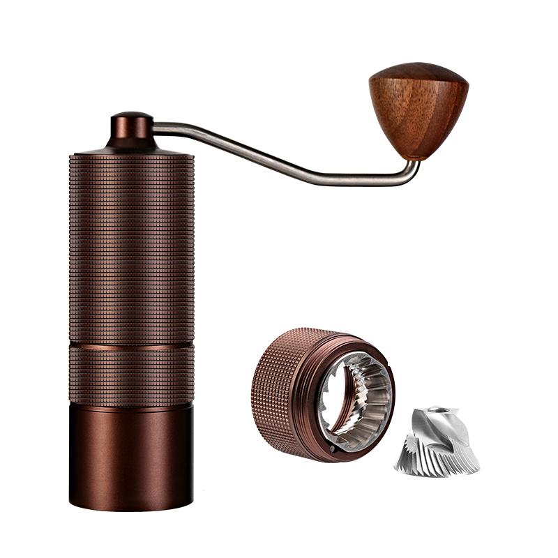 Professional Coffee Grinder Stainless Steel Manual Household Office Adjustable Setting High Quality Coffee Grinder 15.6 16.2 5cm чёрный