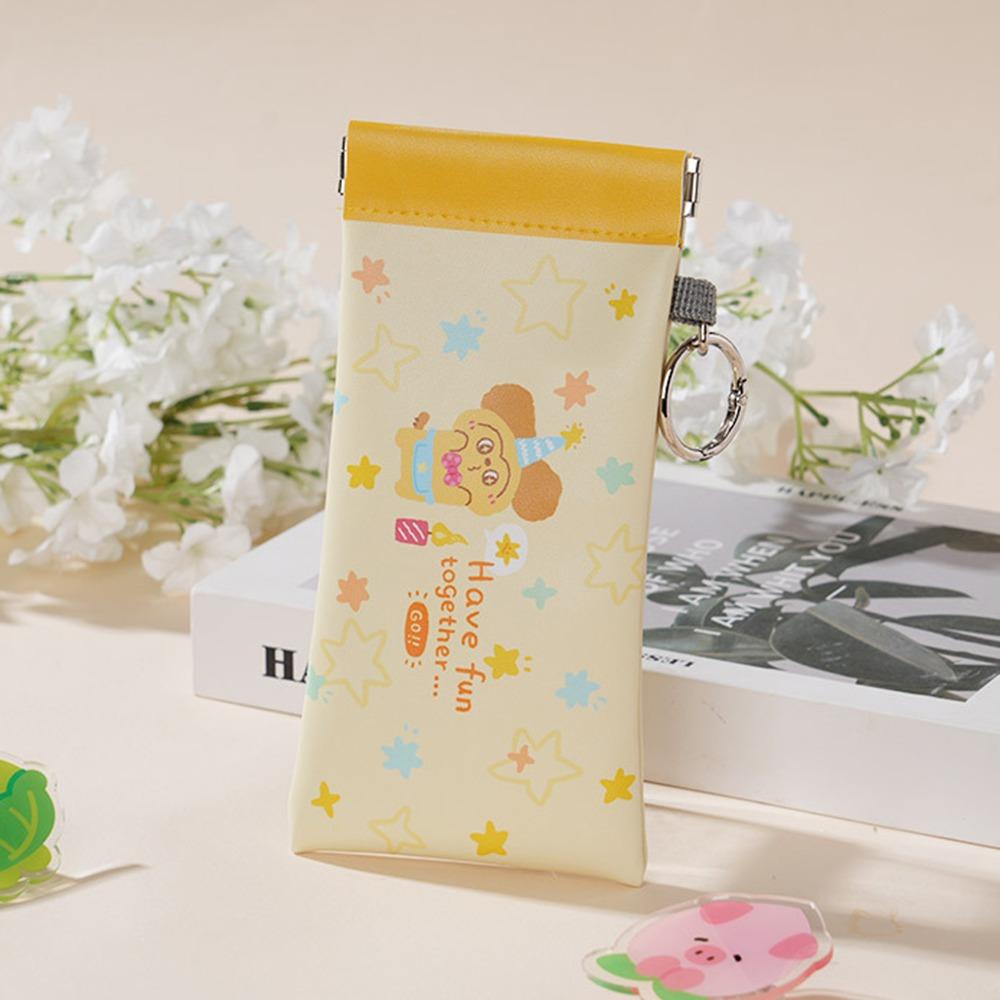 

Cartoon Sun Glasses Pouch Soft Lipstick Makeup Bag Eyewear Storage Bags Eyewear Accessories
