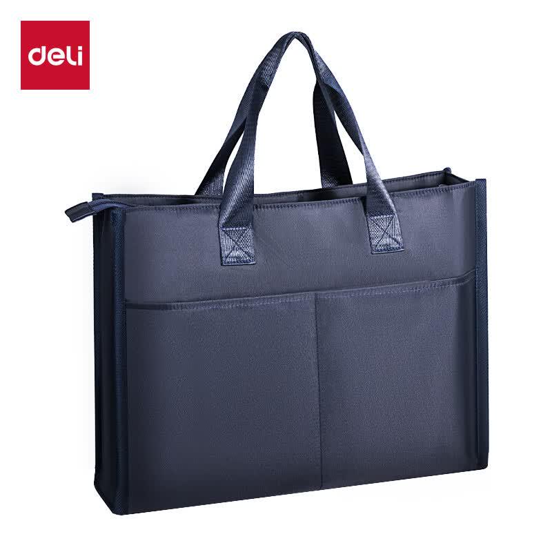 Deli Portable Business Briefcase with Double Front Pockets