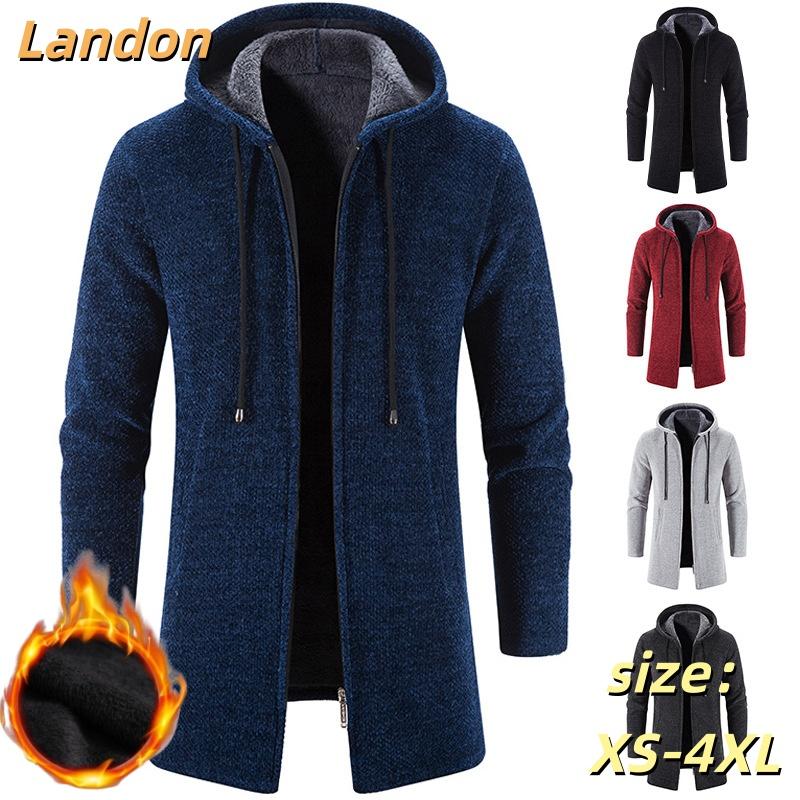 Autumn and Winter Plus Velvet Trend Handsome Color All-match Cardigan Chenille Outer Sweater Sweater Jacket Windbreaker