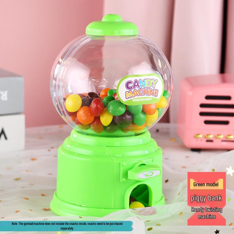 Kore Tarzı Mini Sakız Otomatı Şeker Kutusu Düğünler ve Çocuklar İçin Hediye - Şeker Saklama Oyuncak ve Kumbarası