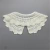 Multifunctional Detachable Fake Collar Kids Girls Knitted Flower Mini Shawl Wrap