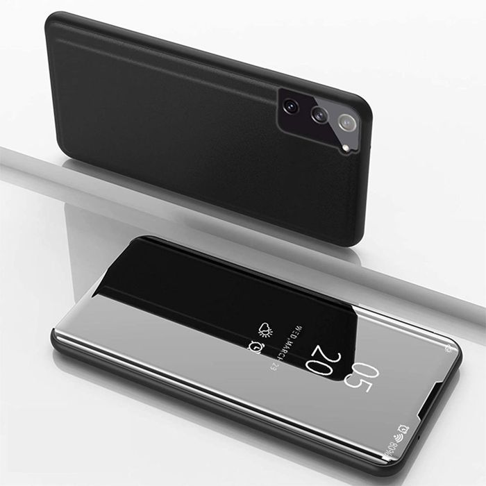 Coque de Protection - BOOLING - Samsung Galaxy A17 4G/5G - Effet Miroir - Noir - Antichoc
