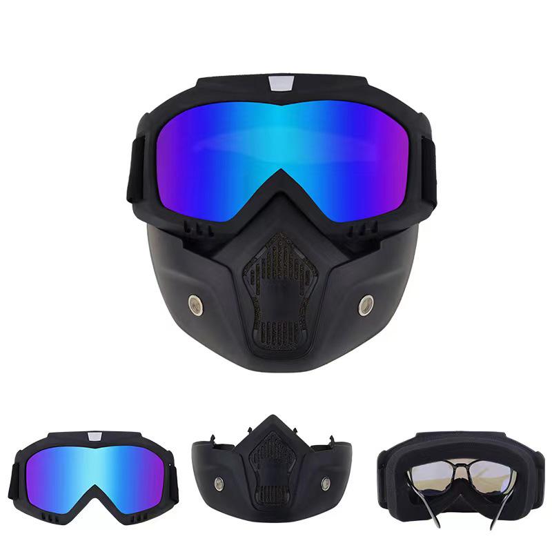 Maskenbrille, Cross Country-Brille, Motorradbrille, Harley-Helmbrille, taktische Brille