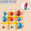 AIUAZA Tic Tac Toe Strategy Board Game for Kids and Party Desktop Strategy Head Friendly Educational Board Party Toy for 2 Players Home, Game, Game,