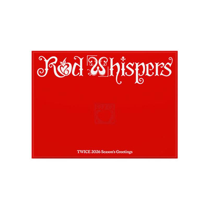 [PRE ORDER] TWICE – 2026 Season’s Greetings [RED WHISPERS]