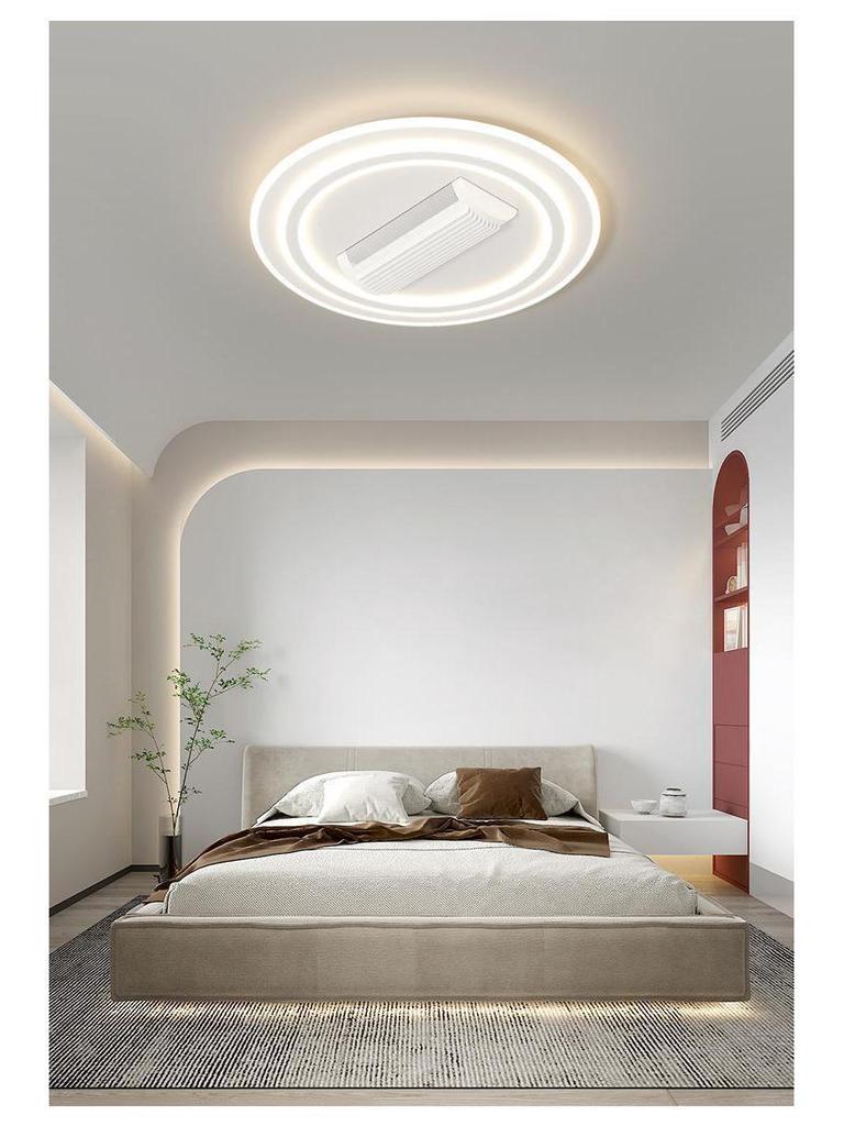 2024 Smart Full Spectrum Ceiling Light with Voice-Controlled Leafless Fan