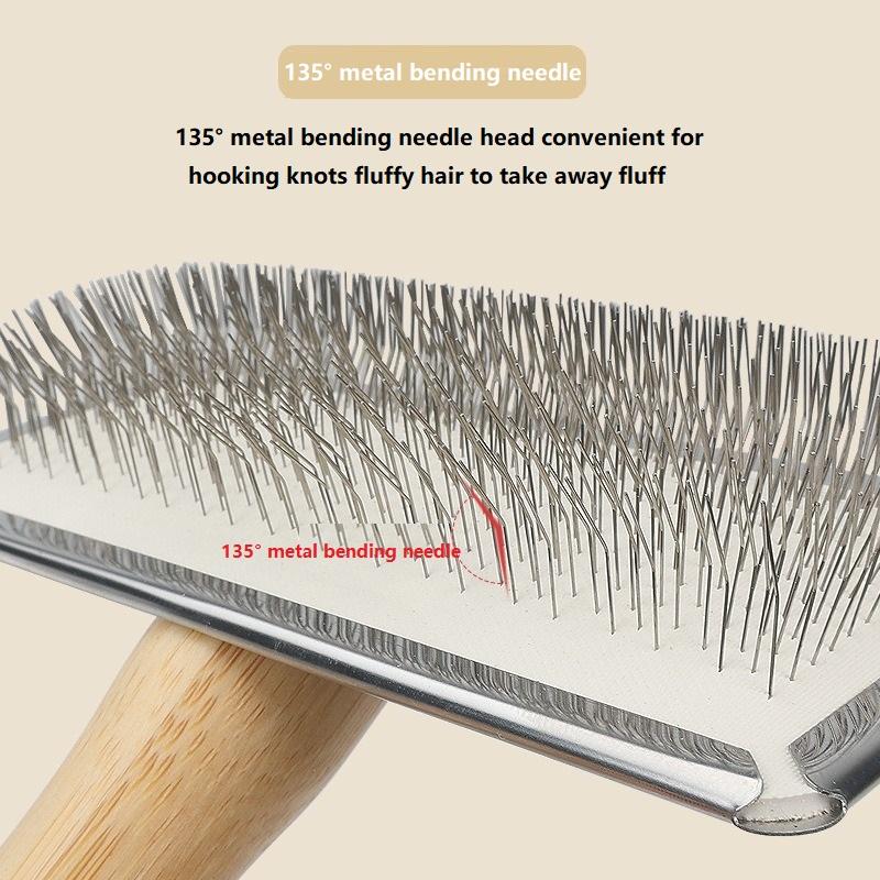 Neue Hundebürste Kurzhaar Hundekamm Massivholz Katzenkamm Tierhaarentferner Großer Hundekamm Auto Tierhaarbürste GSZ05