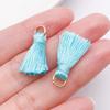 Multicolor Silk Thread Tassel Fan Pendant for DIY Clothing Accessories