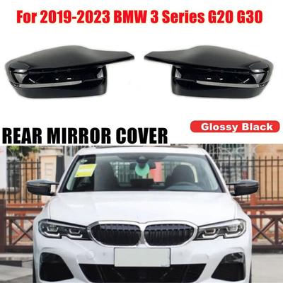 Carbon Fiber Exterior Side Rearview Mirror Cover Trim For BMW 3 4 5 7 8-Series G20 G21 G28 G11 G12 G14 G15 G16 G30 G31 G38 G22
