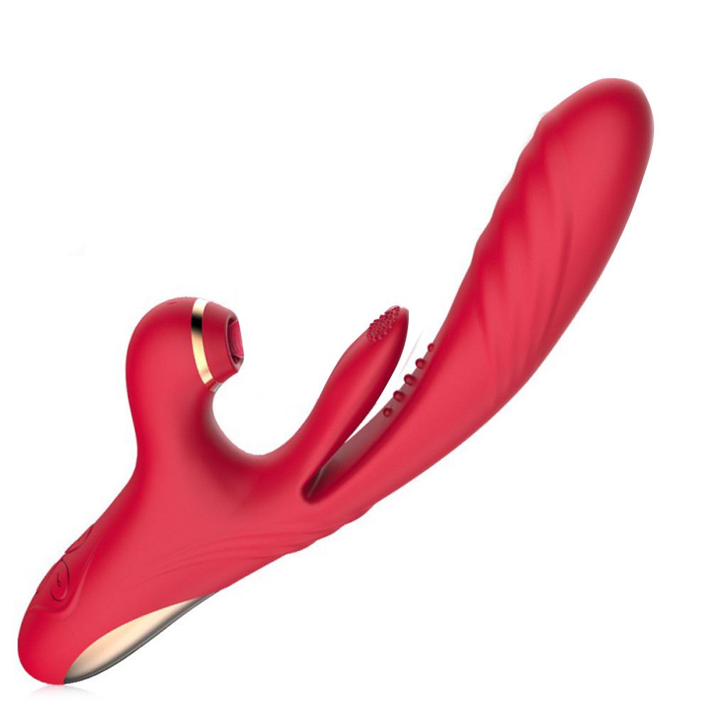 Wibrator Dildo Pchający 3 Pchający Wibrujący 10 Pulsujący 7 Ssący Wibrator z Zabawkami Dla Dorosłych, Wibrator Punktu G i Łechtaczki