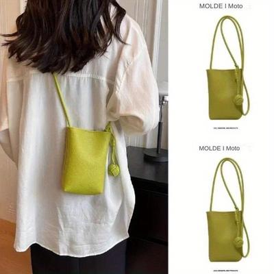 Dámská malá kožená crossbody taška Designová taška na mobilní telefon Lehká módní taška přes rameno Dámská cestovní peněženka