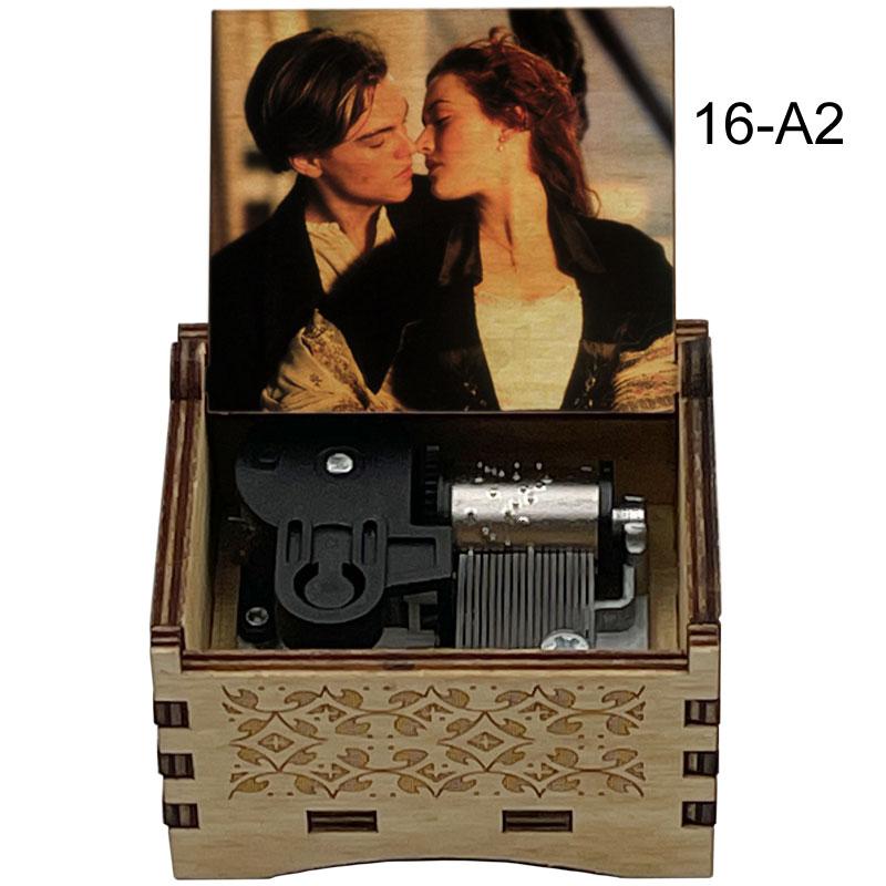 Titanic Classic Love Romantic Movie My Heart Will Go On Wooden Music Box 18 Note Melody Couple Girlfriend Anniversary Gift 3