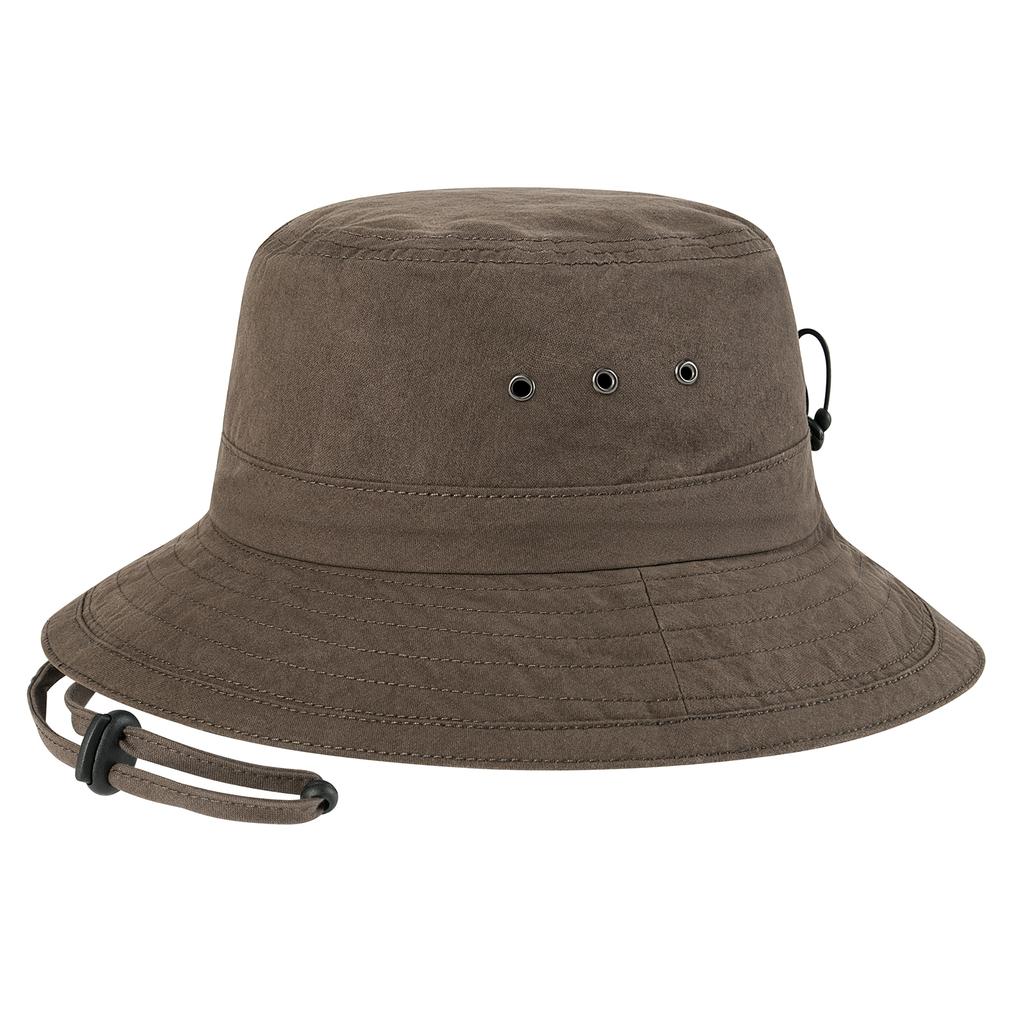 VOBOOM Unisex Eimerhut mit abnehmbaren Trägern 100% Baumwolle faltbar für Reisen Angeln Jagen Outdoor Camping Hut für Männer Frauen