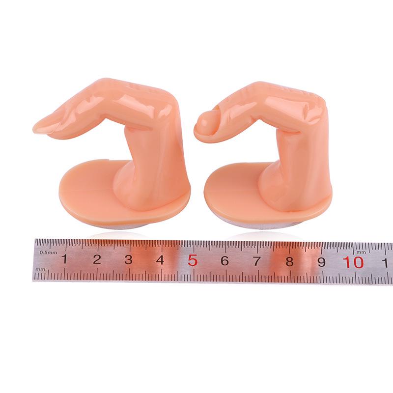 Manicure Fake Finger Fake Hand Manicure Display Finger Touch Belt Back Glue Manicure Product MYY