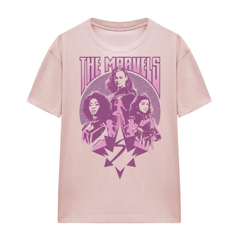 The Marvels Womens/Ladies Quantum Heroes T-Shirt